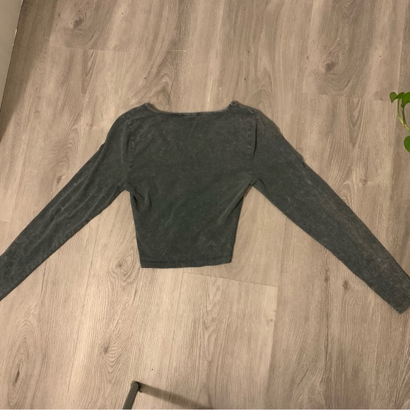 ASOS Grey Long Sleeve Top - Picture 3 of 3